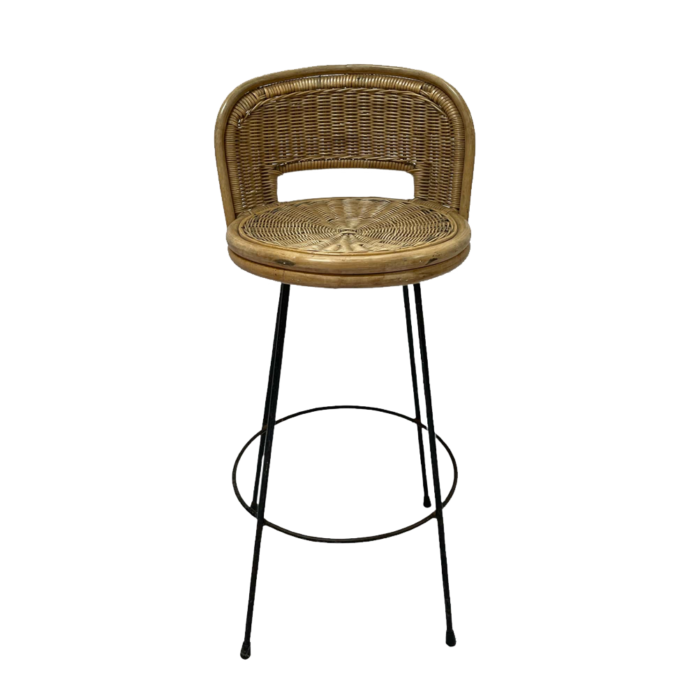 The Hilo Vintage Cane Bar Stool Array Wedding and Event Hire