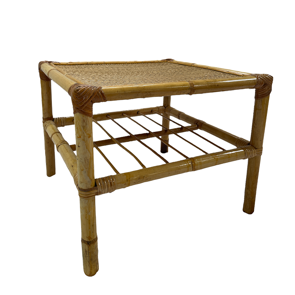 The Fontana Bamboo Side Table Array Wedding and Event Hire