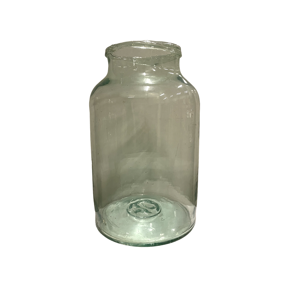 The Eliza Vintage Large Glass Jar Array Wedding and Event Hire