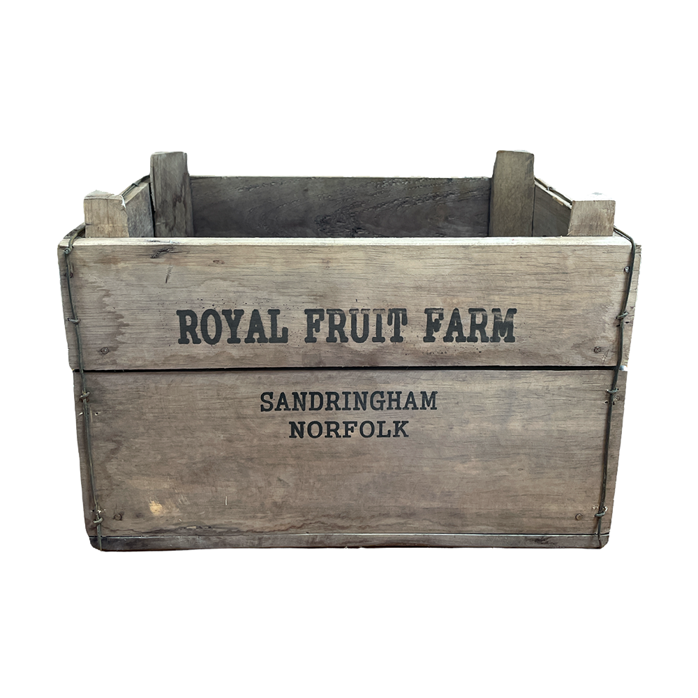 The Sage Wooden Fruit Crate Array Wedding and Event Hire