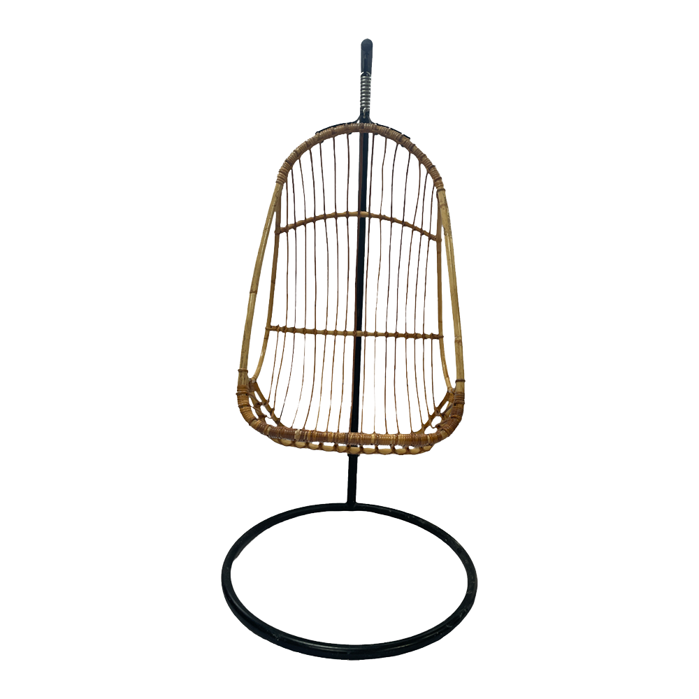 The Rexburg Hanging Cane Chair Array Wedding and Event Hire