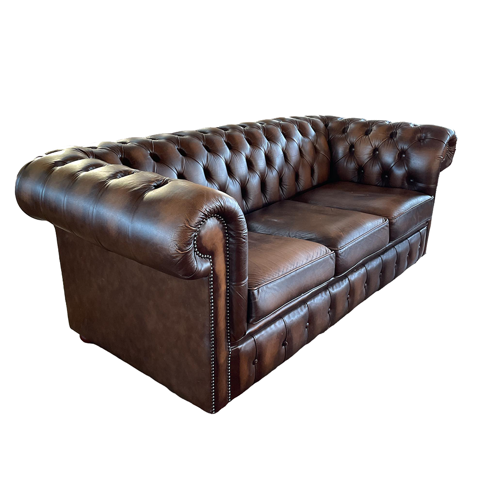 The Flint Leather Chesterfield Sofa Array Wedding and Event Hire