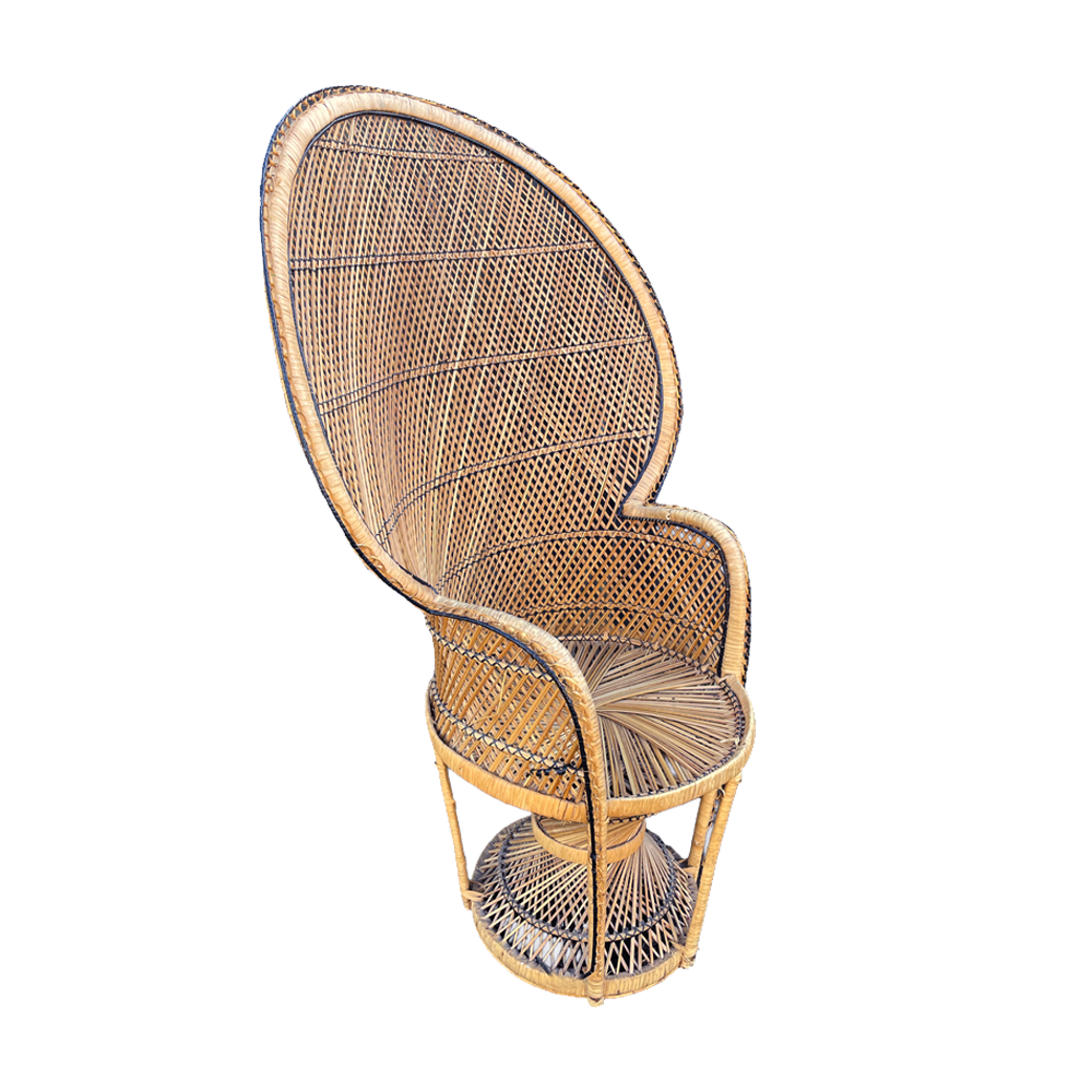 The Aiken Cane Peacock Chair Array Wedding and Event Hire