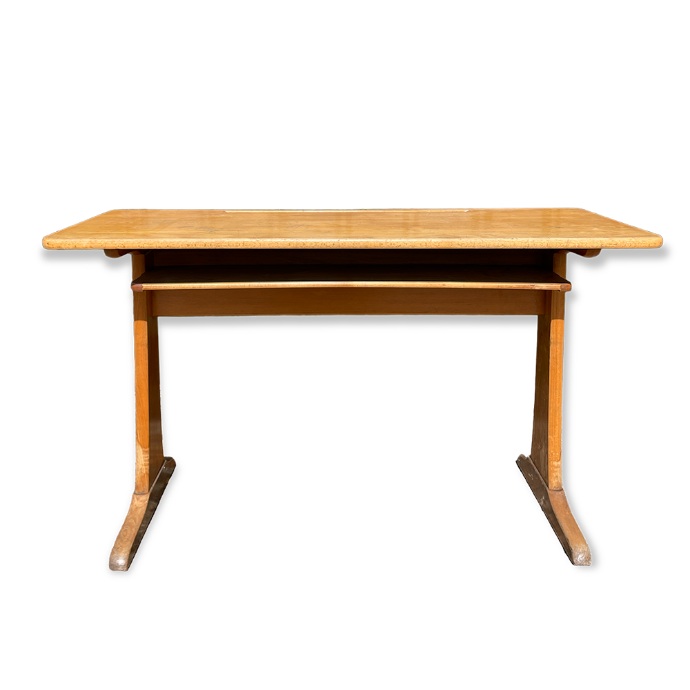 The Laon Midcentury Wooden Desk Array Wedding and Event Hire