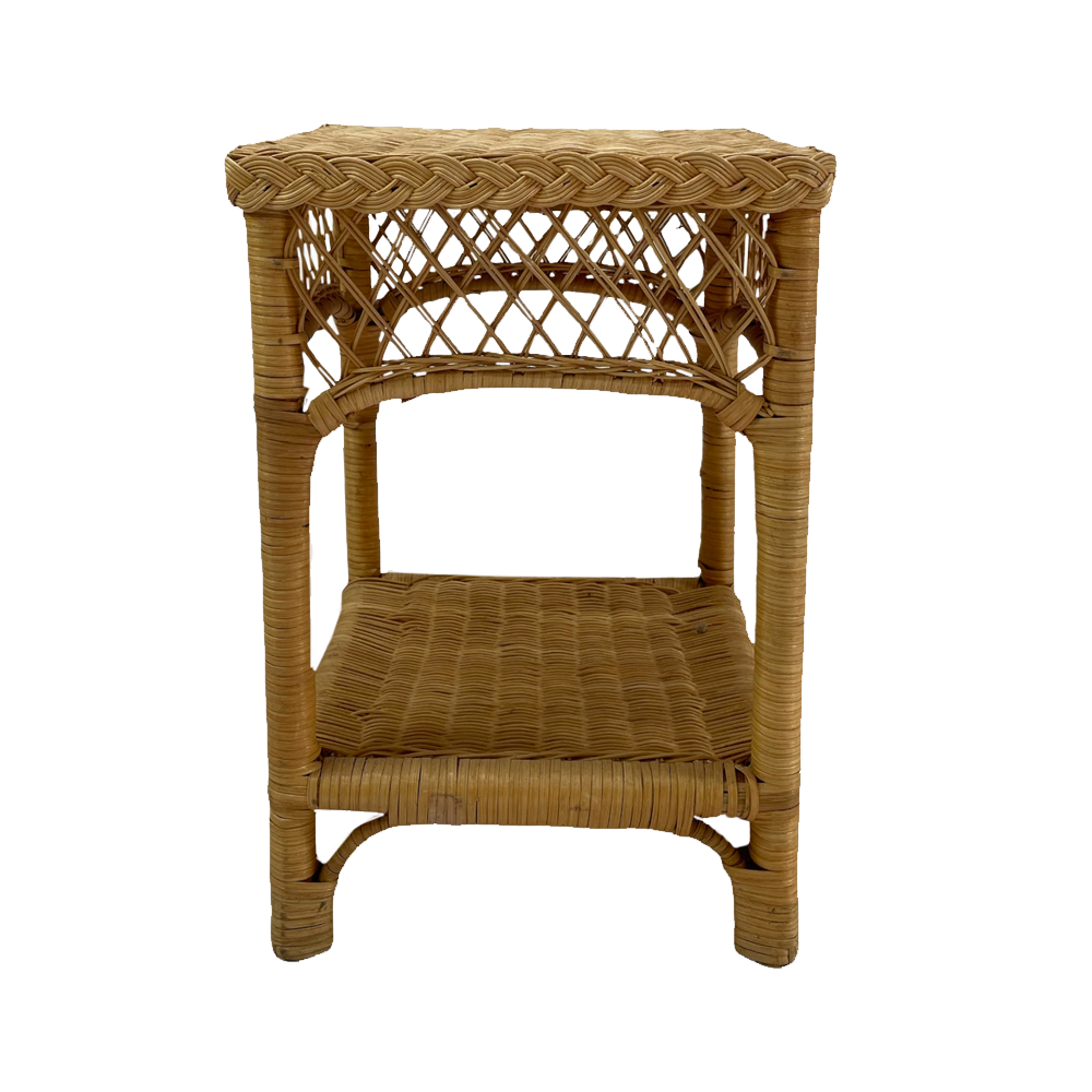 The Cortez Cane Side Table Array Wedding and Event Hire