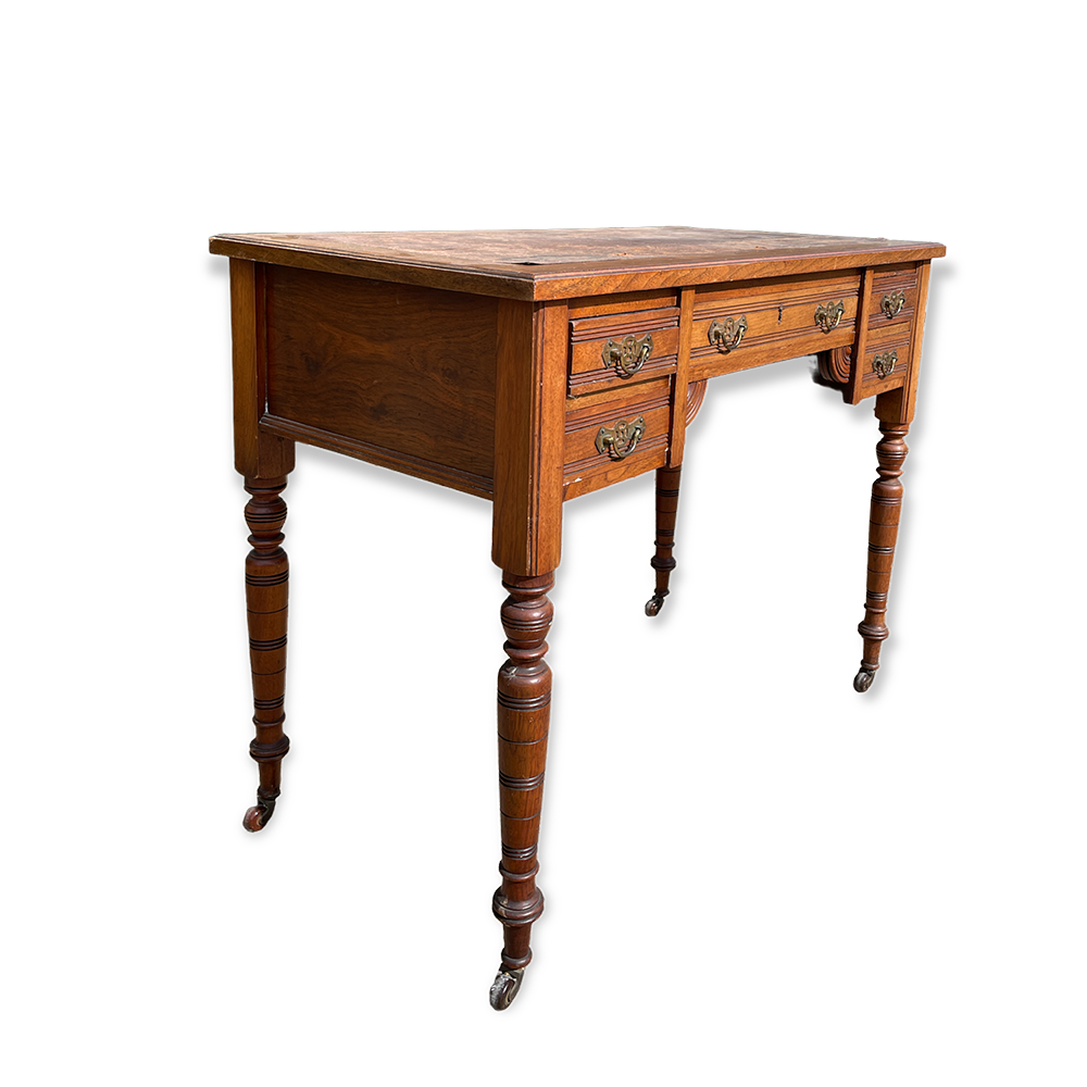 The Arles Antique Wooden Desk Array Wedding and Event Hire