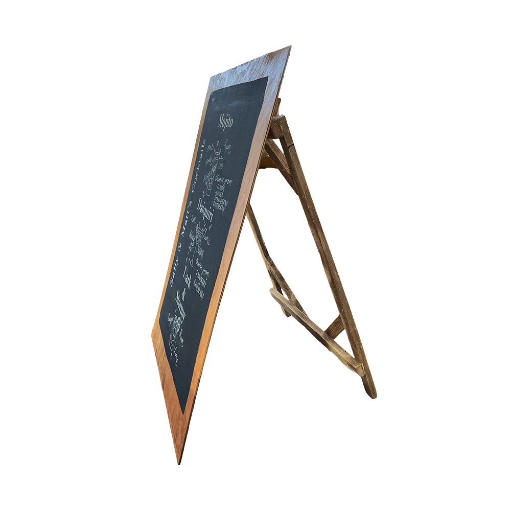 The Ellsom Ply Blackboard Sign Array Wedding and Event Hire