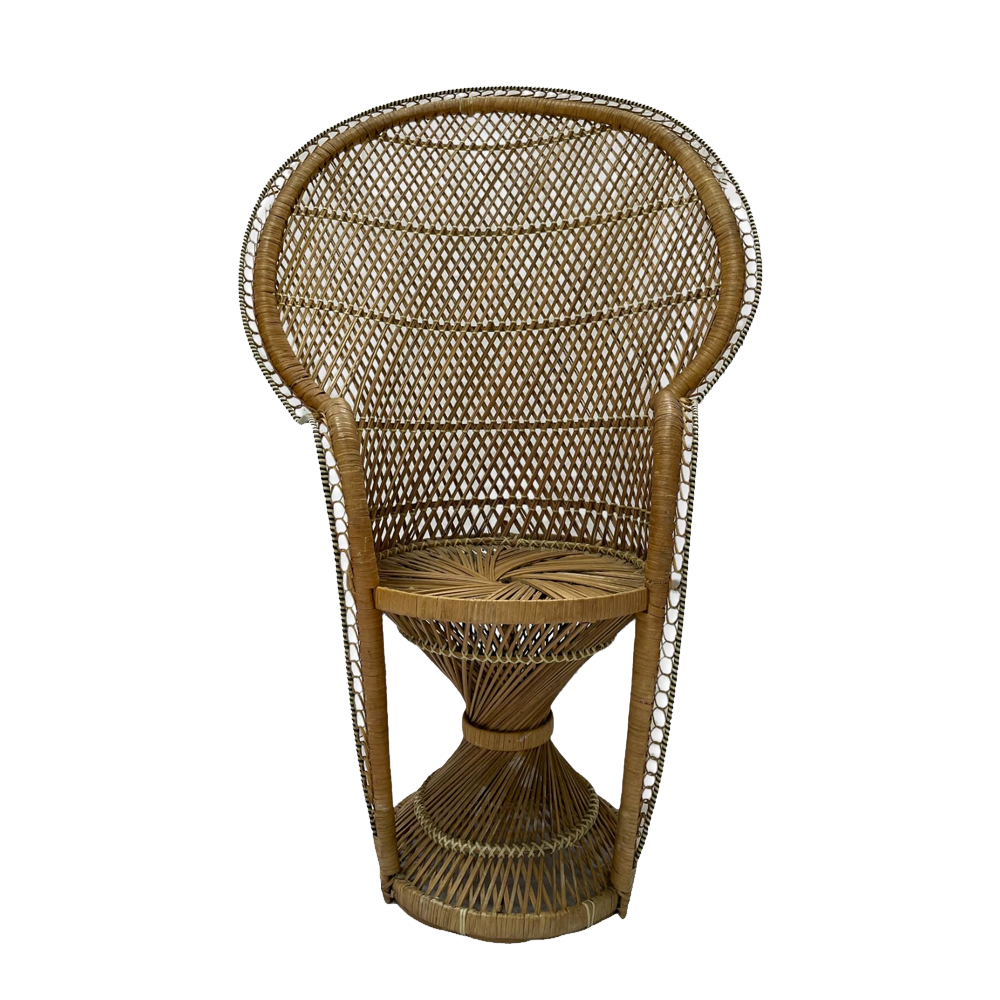 The Plano Cane Peacock Chair Array Wedding and Event Hire