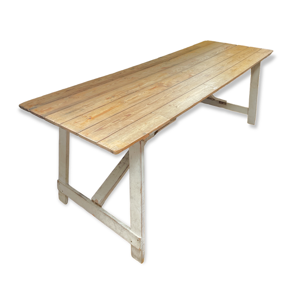 The Appin Rustic Wooden Trestle Table Array Wedding and Event Hire