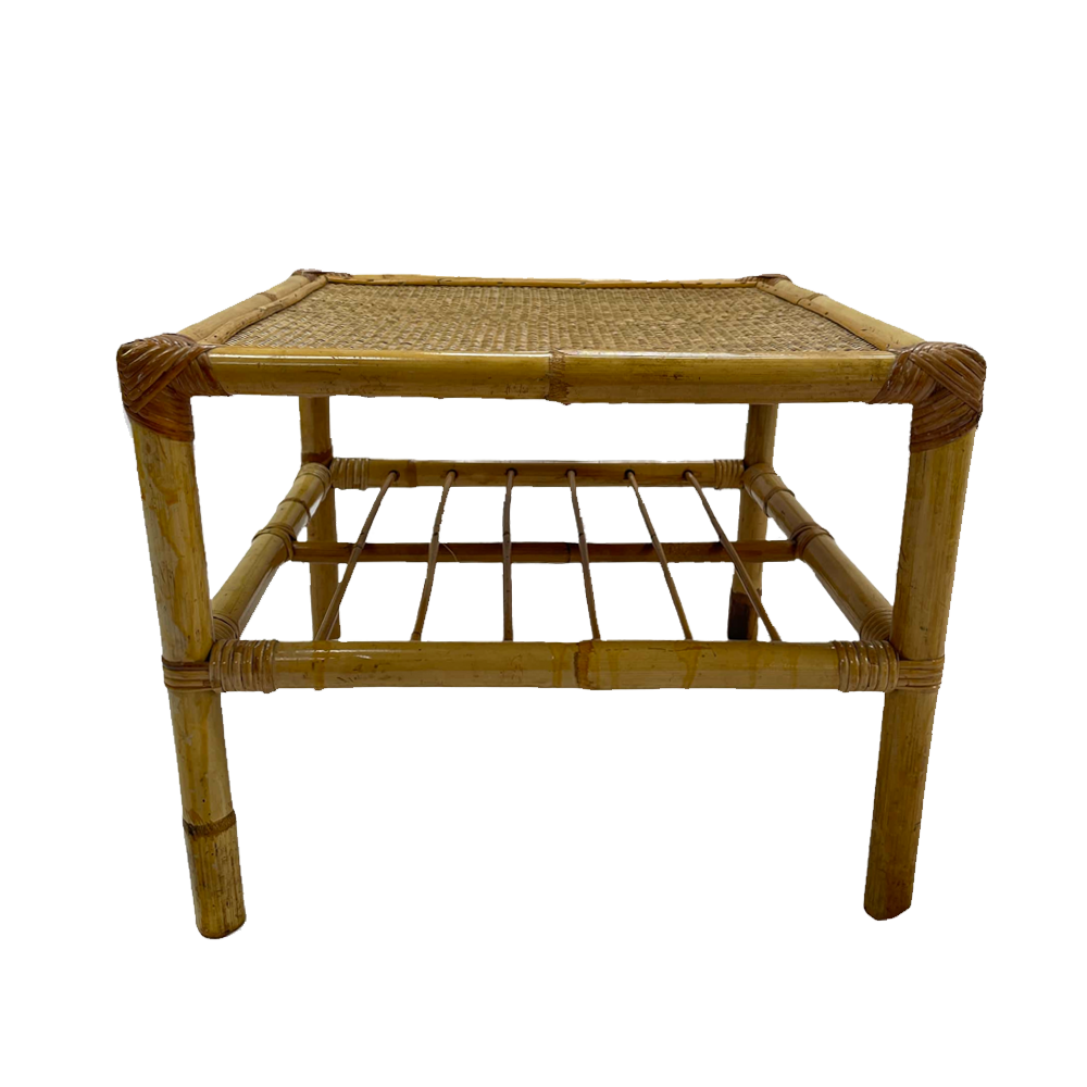 The Fontana Bamboo Side Table Array Wedding and Event Hire