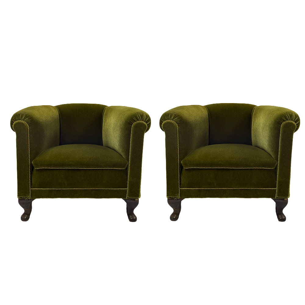 The Bexley Danish Art Deco Velvet Chair Array Wedding and Event Hire