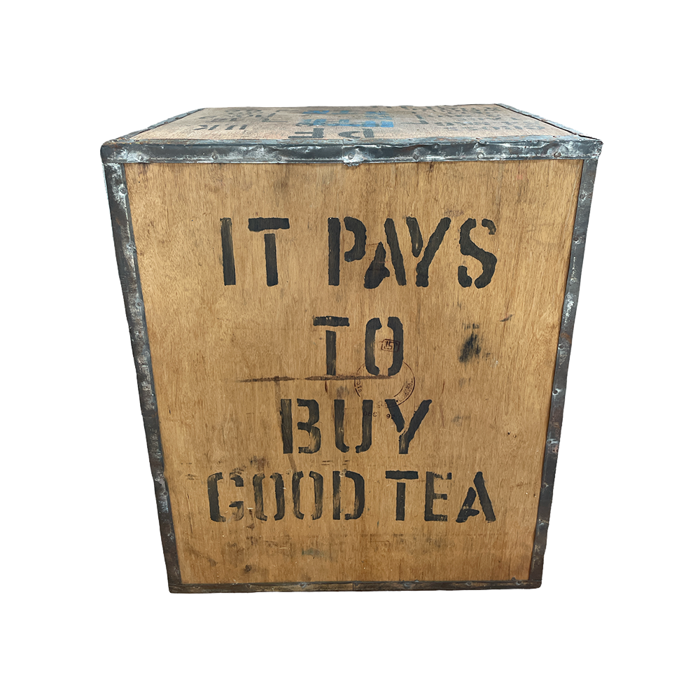 The Walnut Vintage Tea Chest Array Wedding and Event Hire