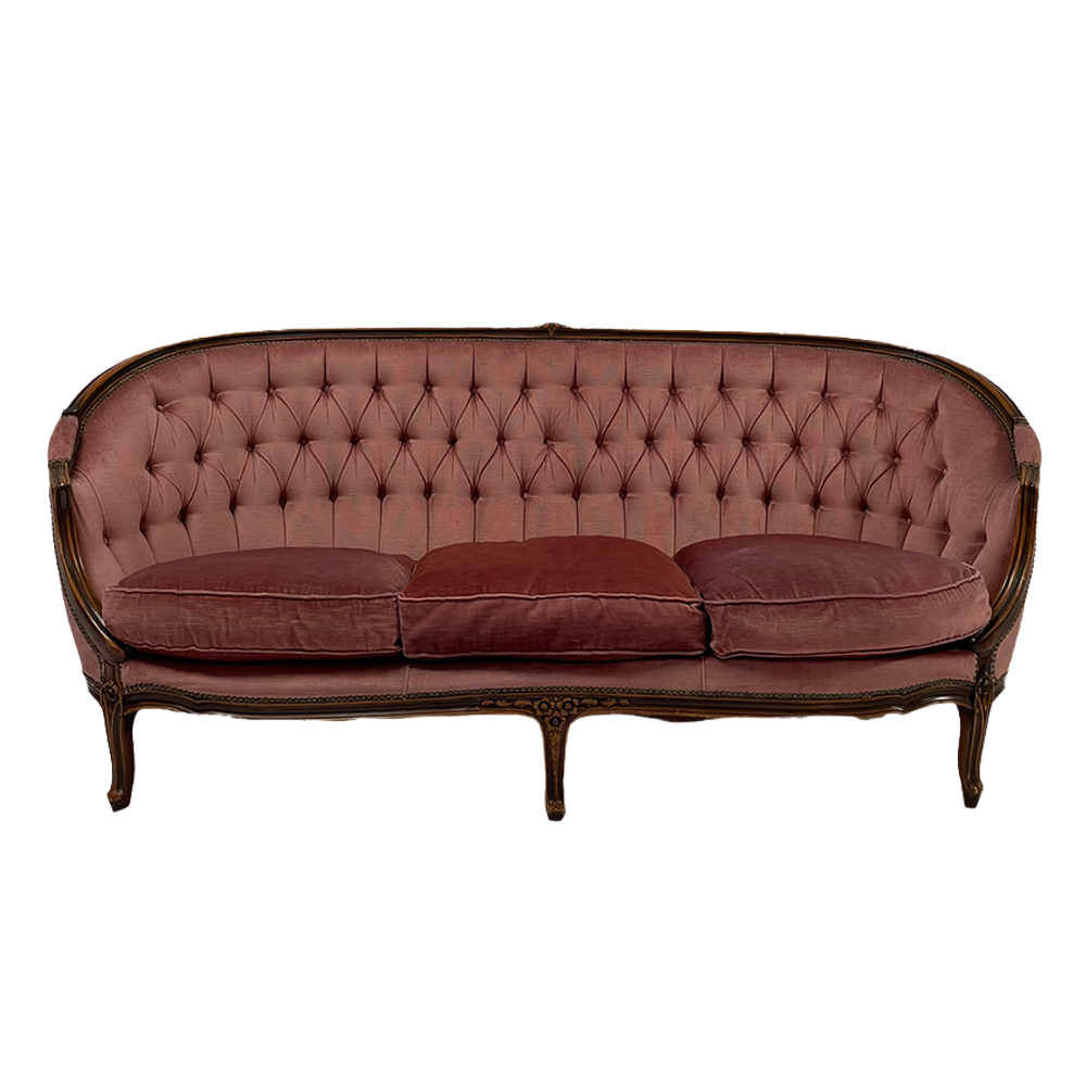The Adel Vintage French Sofa Array Wedding and Event Hire