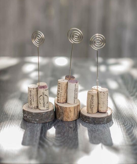 v266 wine cork table number / picture holder - For the Love of Pete –  Salem, Oregon