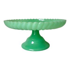 Featured image of post Green Milk Glass Cake Stand - Use it to add elegance to any dinner party, birthday celebration, or get together with very well made.