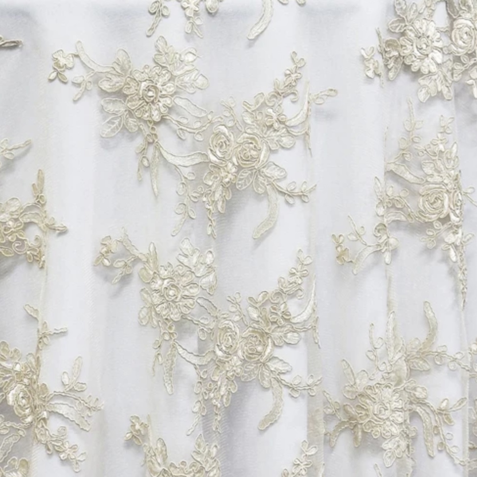 Laylani Lace in Ivory - Overlay - Eventology