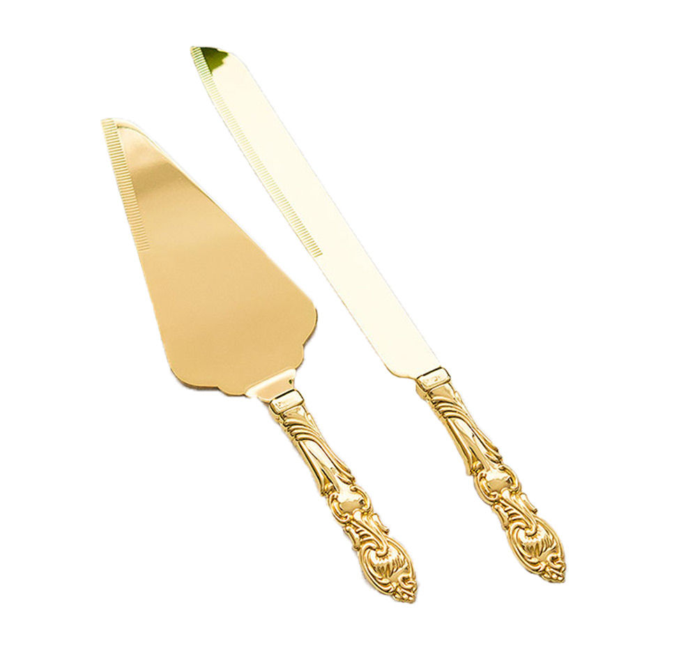 Gold Cake Serving Set Eventology