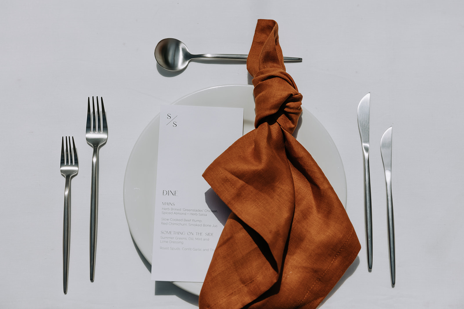 Terracotta Linen Napkin Found Collective