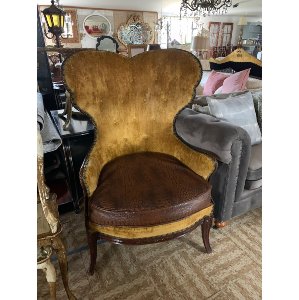 Hillman Gold Heart Chair