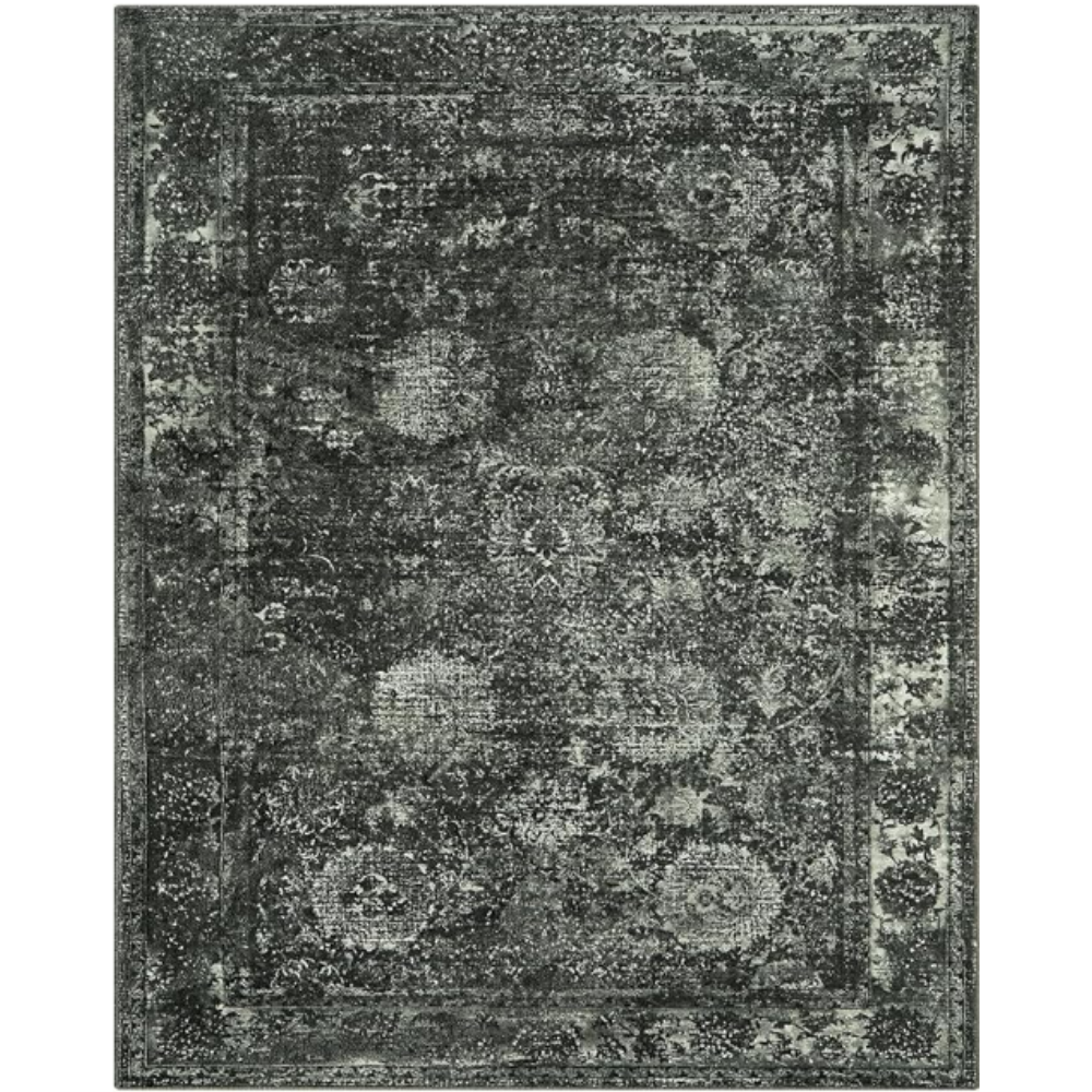 Rug: Black Vintage Faded 8'x10' - Linen + Loot | Event Rentals and Styling