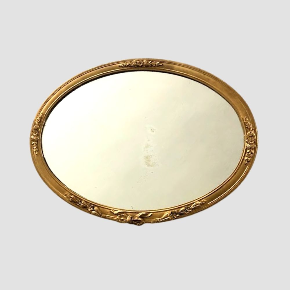 Vintage Gold Oval Mirror #2 - Pretty Little Things