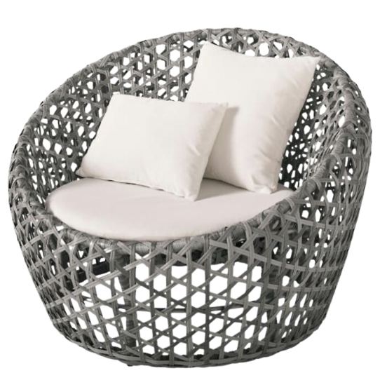 Modern Wicker Cocoon Chairs