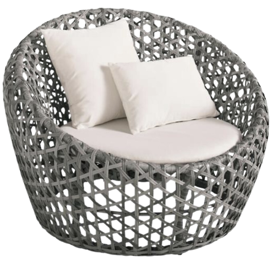 Modern Wicker Cocoon Chairs