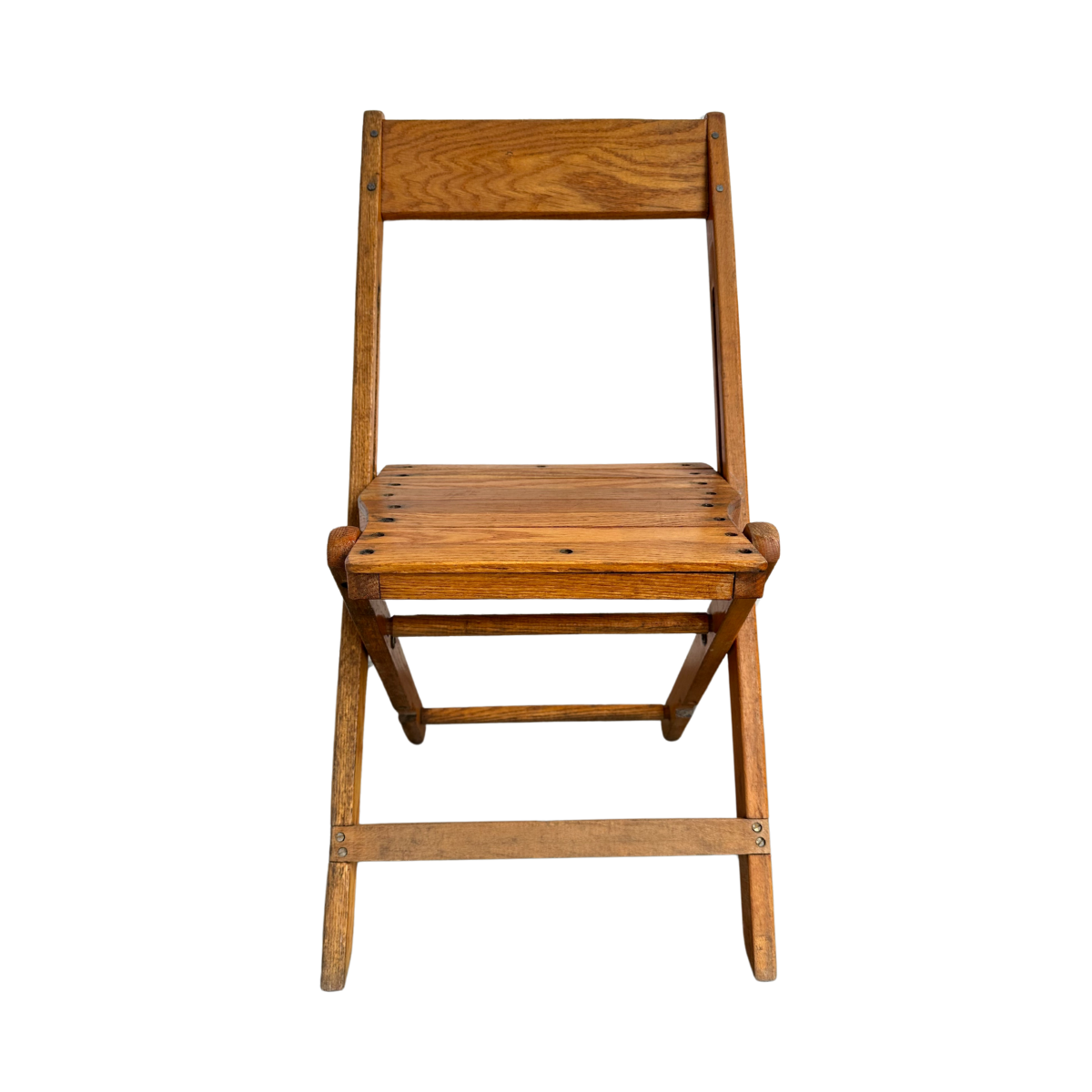 Snyder Wood Folding Chair - Relics Rentals