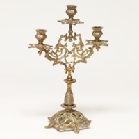 Juliet brass candelabra