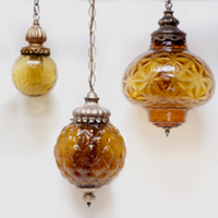 amber swag lights (set of 3)
