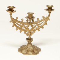 Julien brass candelabra