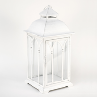 Benton cream lantern, large