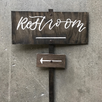 walnut stained