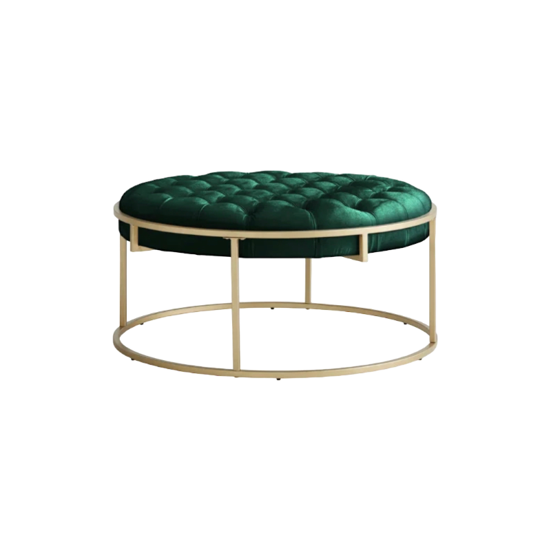 Sachia Ottoman (Green) Tailored Events Furniture Rentals Atlanta & Birmingham GA