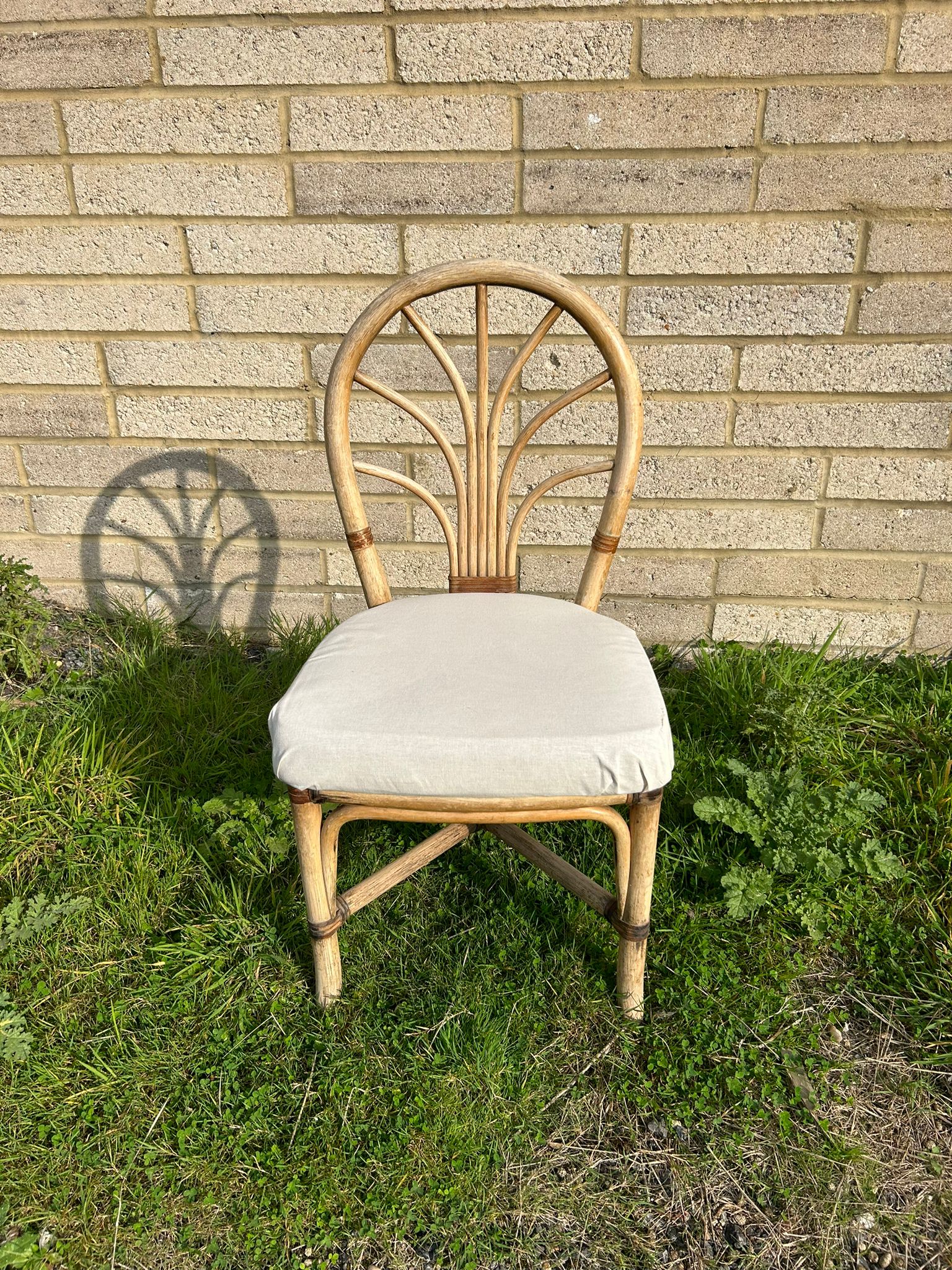Bamboo dining chair The Little Wedding Warehouse