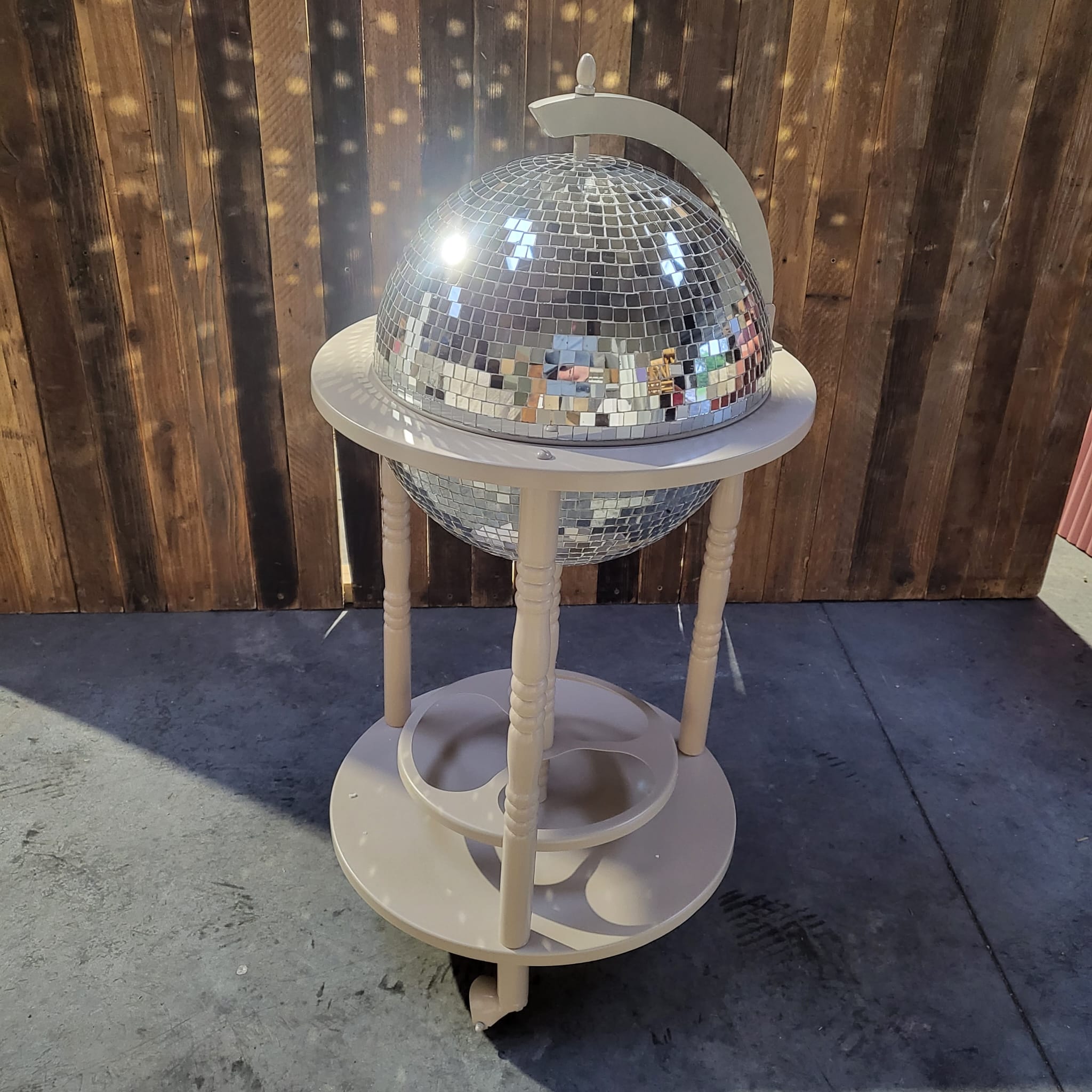 Disco bar cart The Little Wedding Warehouse