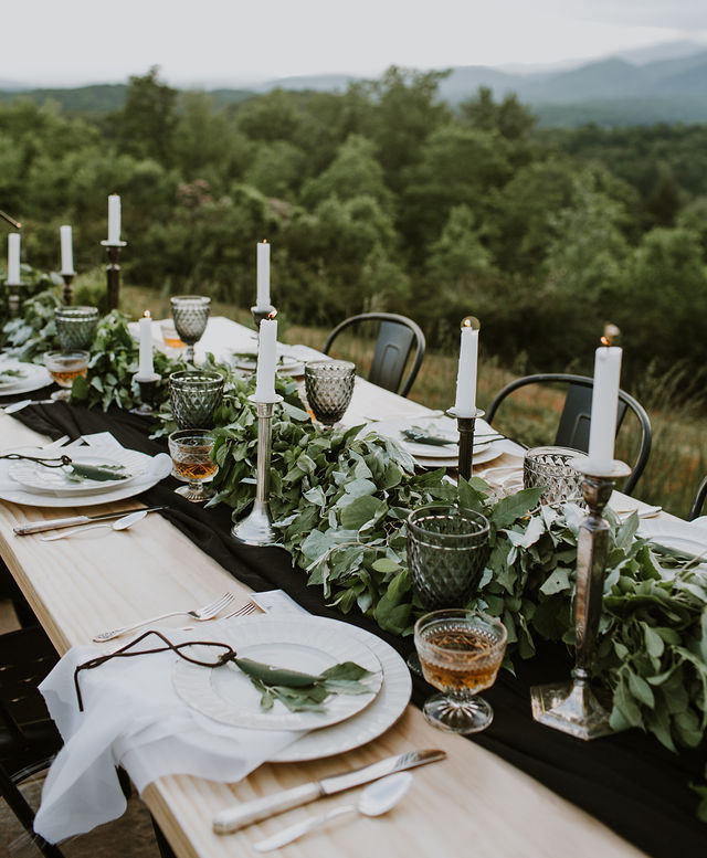 Silver Candle Holders Indigo Event Rentals