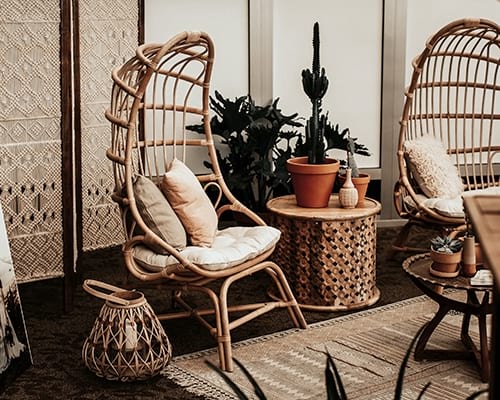 Alma Cocoon Rattan Chairs – Lily & Cane